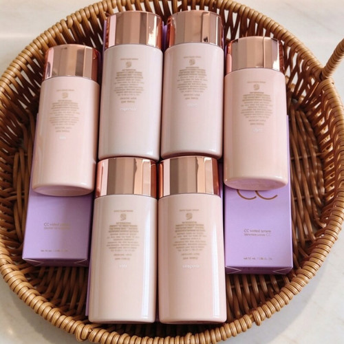 Tinted serum cream - serum, cc
